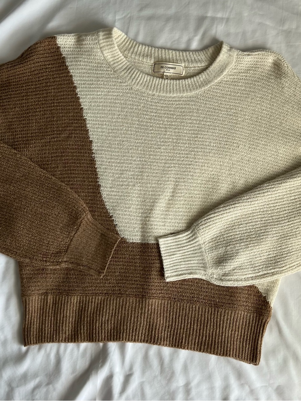 Brown And Cream Sweater